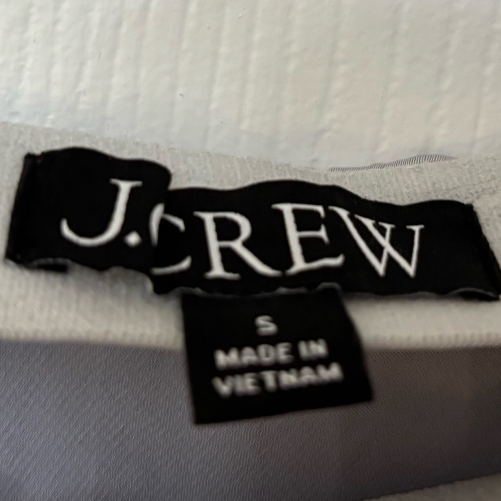 J. Crew Elegant ‘Gwyneth’ Silver Pleated Midi Skirt - Picture 4 of 5